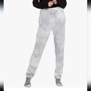 VOLCOM Lil Fleece Pants White and Grey Joggers Loungewear Sweatpants Sz XXL NWT